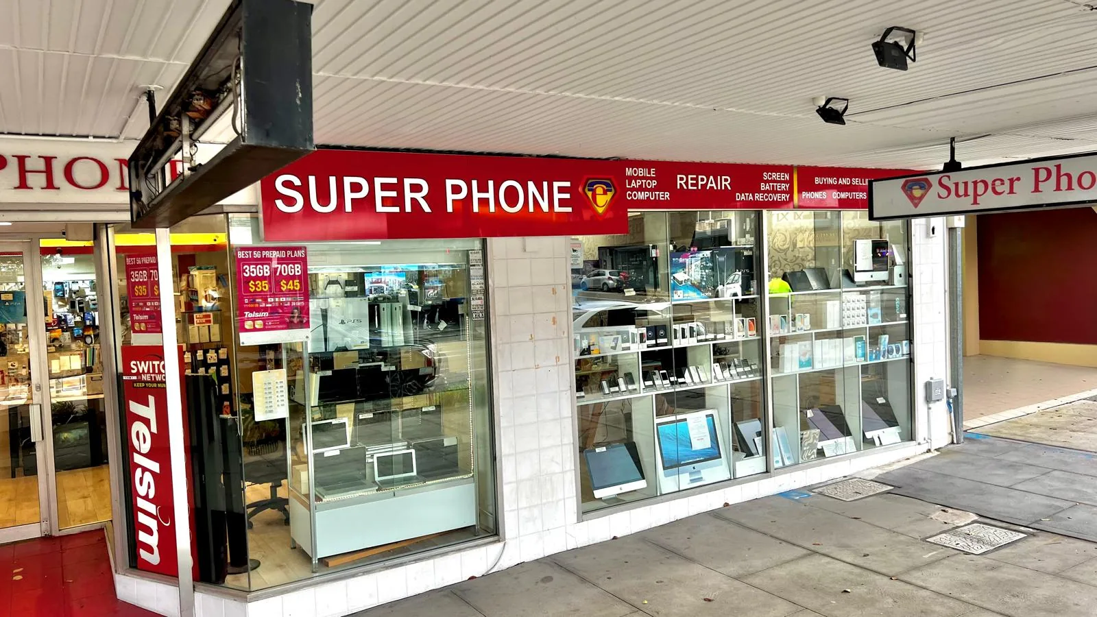 Super Phone mobile phone and computer repair store at 96A Great North Road, Five Dock NSW